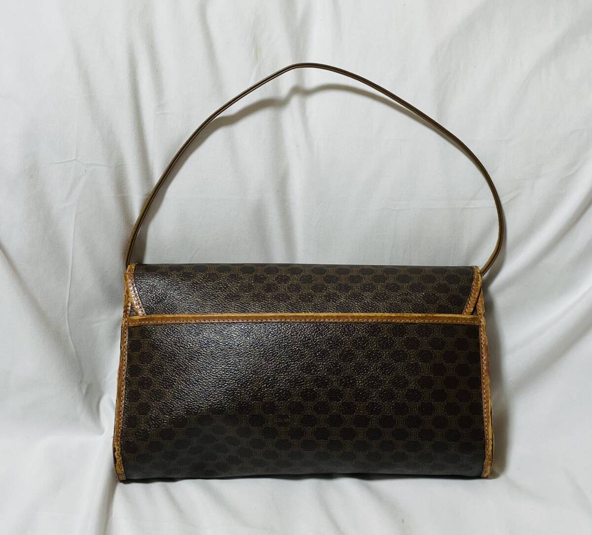 !_ Италия производства Vintage Celine CELINE Macadam рисунок Trio mf2WAY ручная сумочка клатч 
