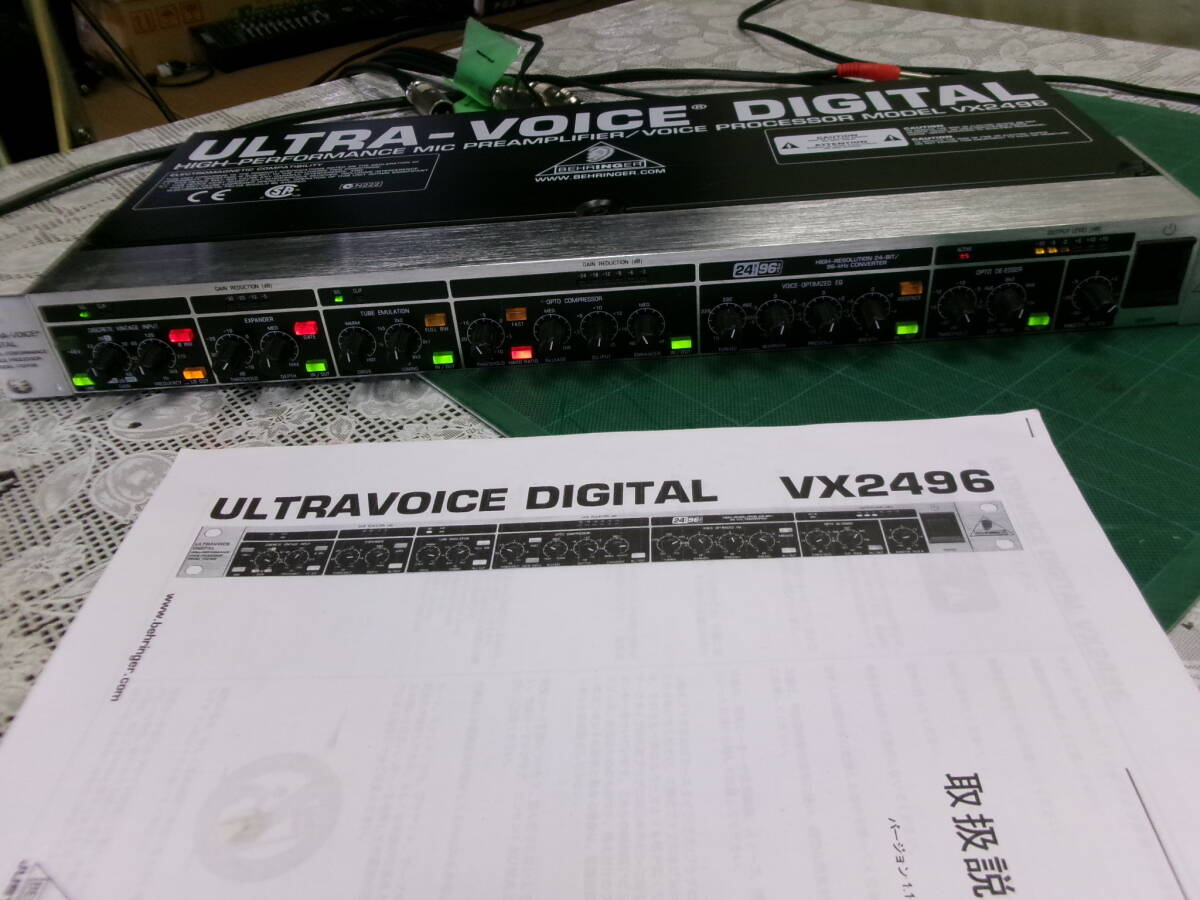 #VX2496-2 BEHRINGER HIGH-PERFORMANCE MIC PREAMPRIFIER / микрофонный предусилитель Behringer высокий faiSSB,AM звук ...