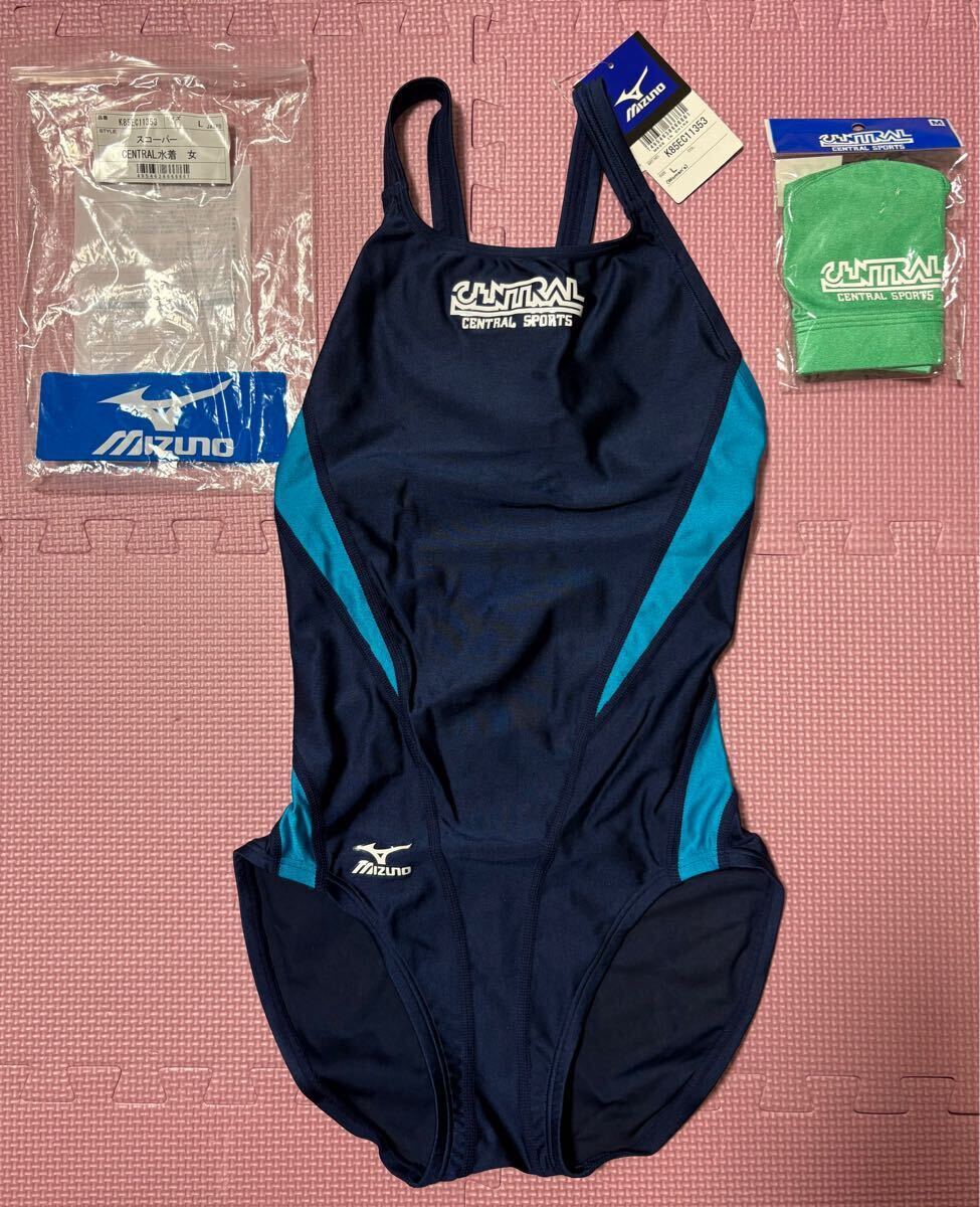 【新品】　Lサイズ　セントラルスポーツ　競泳水着　スクール水着　練習水着 Yahoo!オークション - 【新品/未使用】セントラルスポーツ
