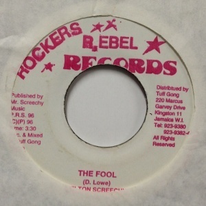EPレコード　DELTON SCREECHY / THE FOOL (STALAG)