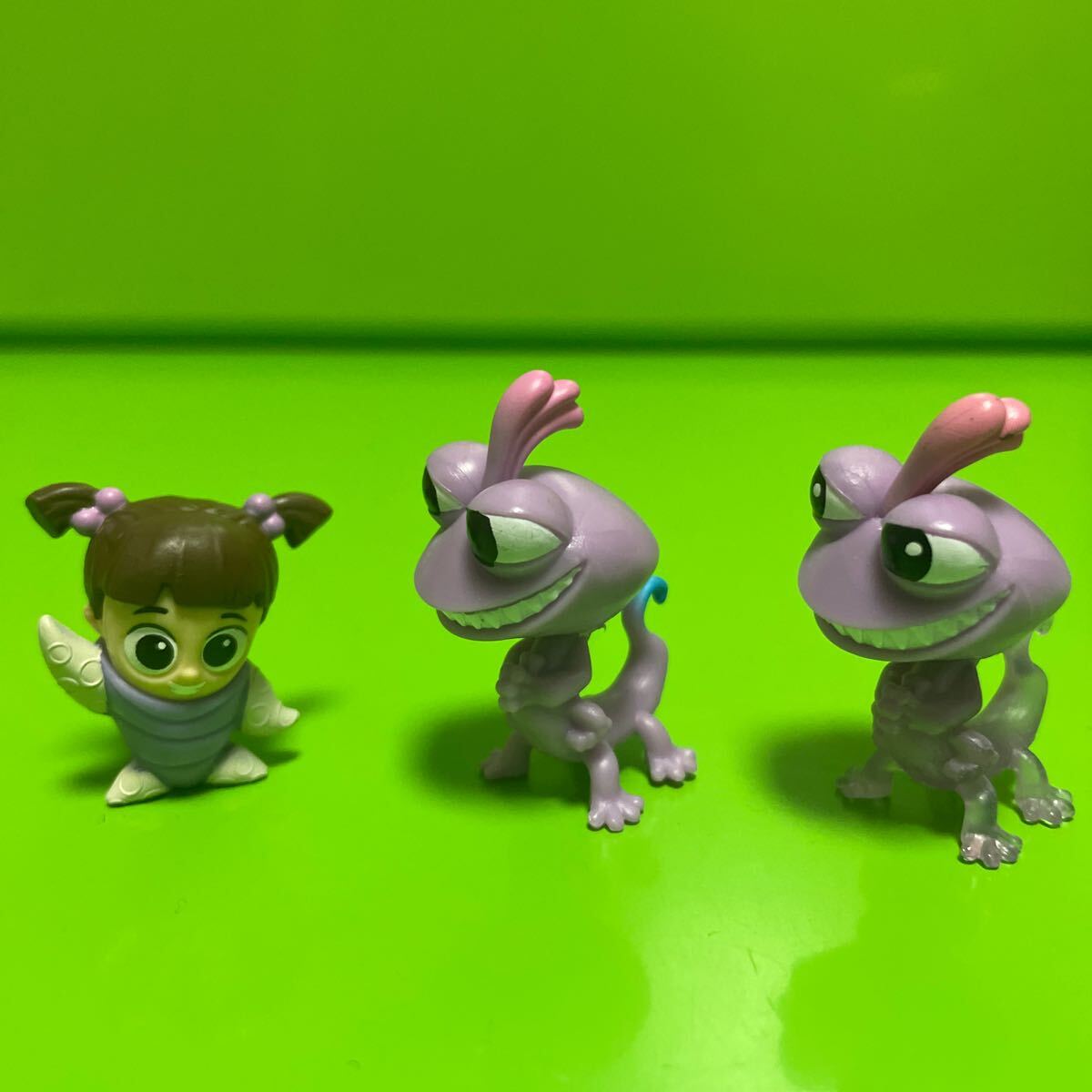 Disney Pixar ディズニー ピクサー ミニズ ■ モンスターズ・インク ランドール2種、ブー【定形外郵便送料140円】ミニフィギュア_画像1