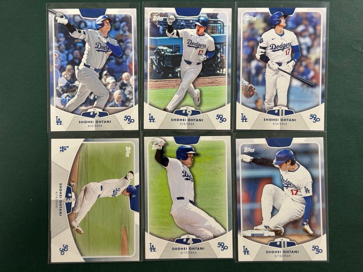 大谷翔平 Shohei Ohtani 2024 Topps 50/50 6枚セット SB #3, 4 大谷翔平 Shohei Ohtani 2024 Topps 50/50 6枚セット SB #3, 4