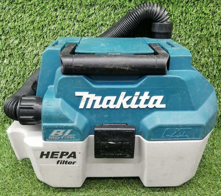 中古品 異音有 makita マキタ 18V 7.5L 乾湿両用 充電式 集じん機 VC750DZ 本体のみ 【1】