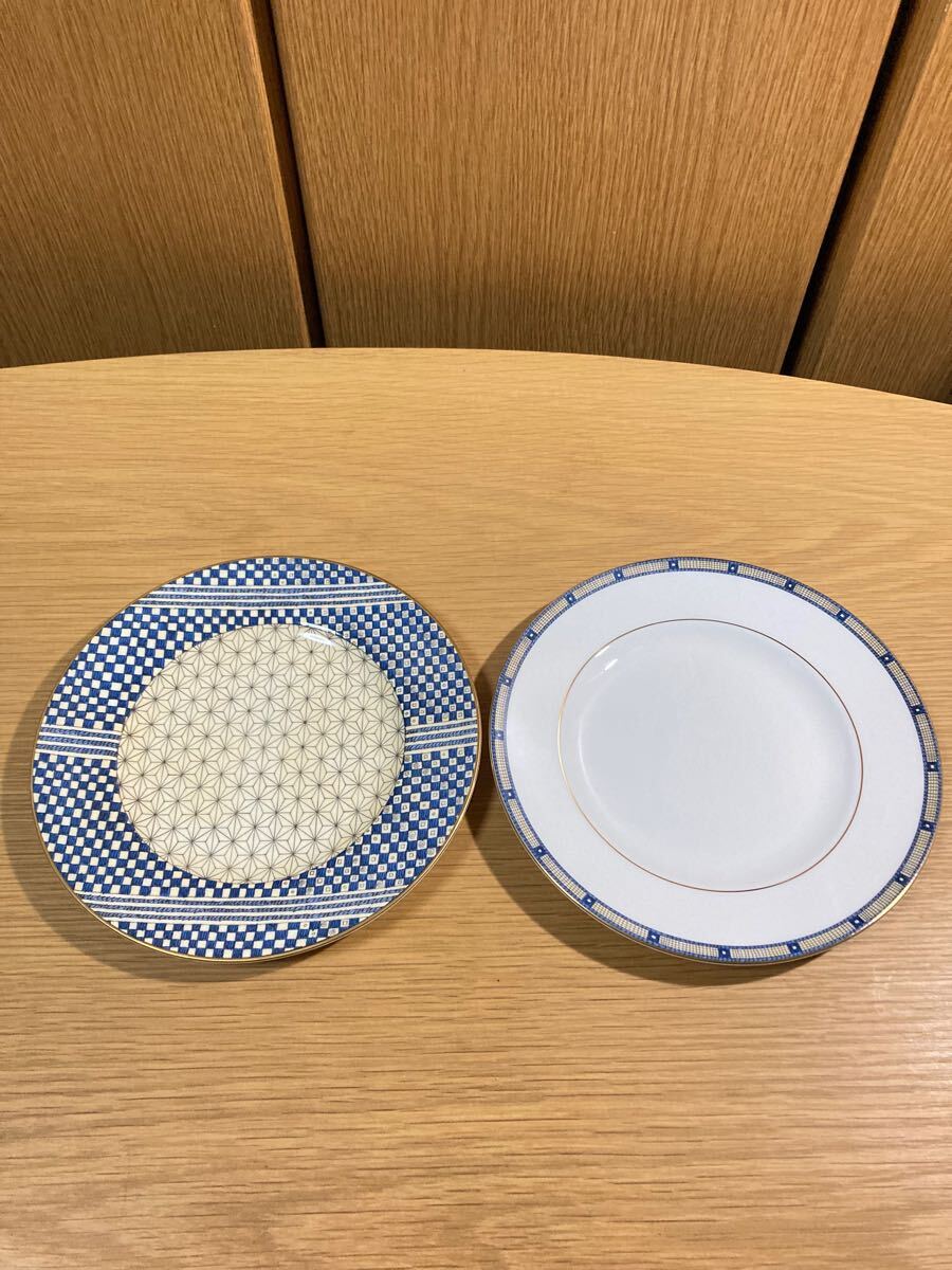 ▼ ウェッジウッド≪サムライ プレート 2枚≫約20.5cm WEDGWOOD 皿 中皿 銘々皿