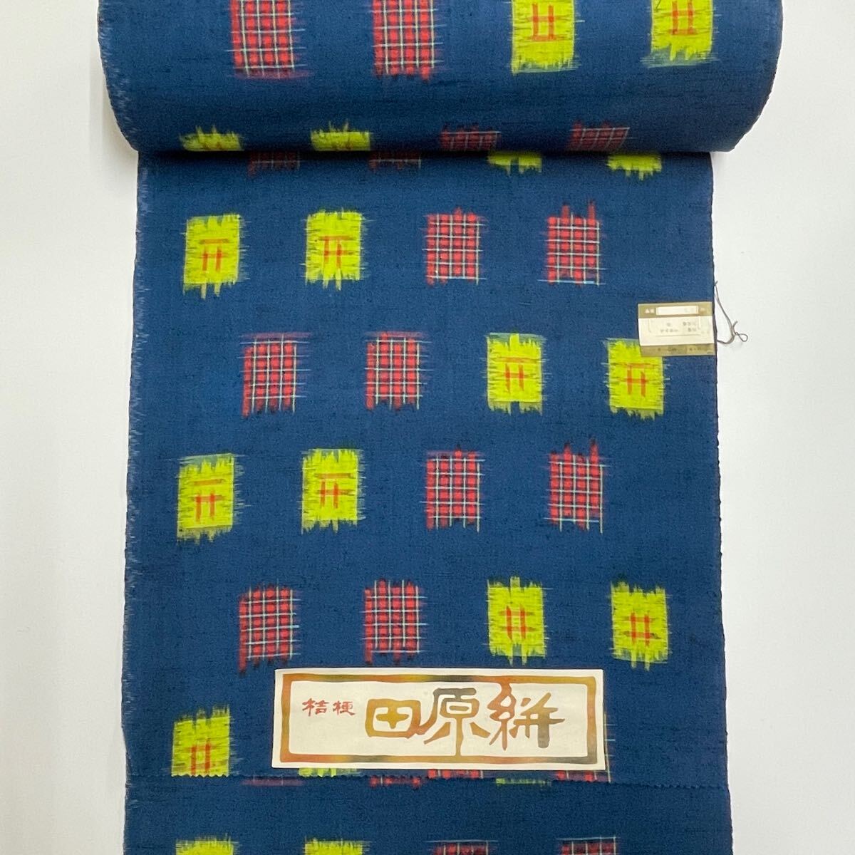 ◆反司◆a2332 ウール 反物 交織 毛 化繊 絹混 小紋 着物 着尺 羽尺 呉服屋 反物 未仕立て リメイク 新品 紋意匠など