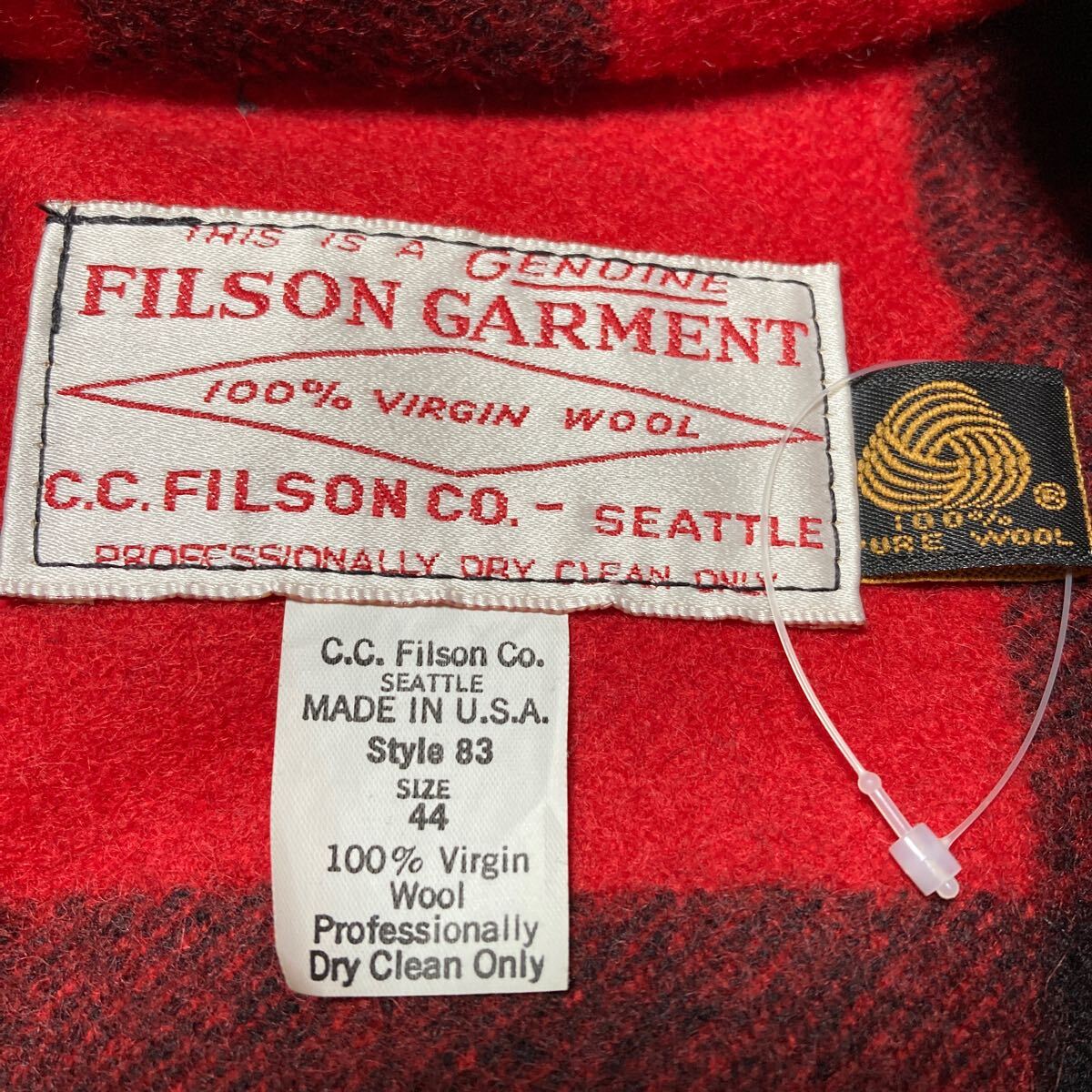 16320円 【美品】FILSON フィルソン ダブルマッキーノクルーザー 16320円 【美品】FILSON フィルソン ダブルマッキーノクルーザー