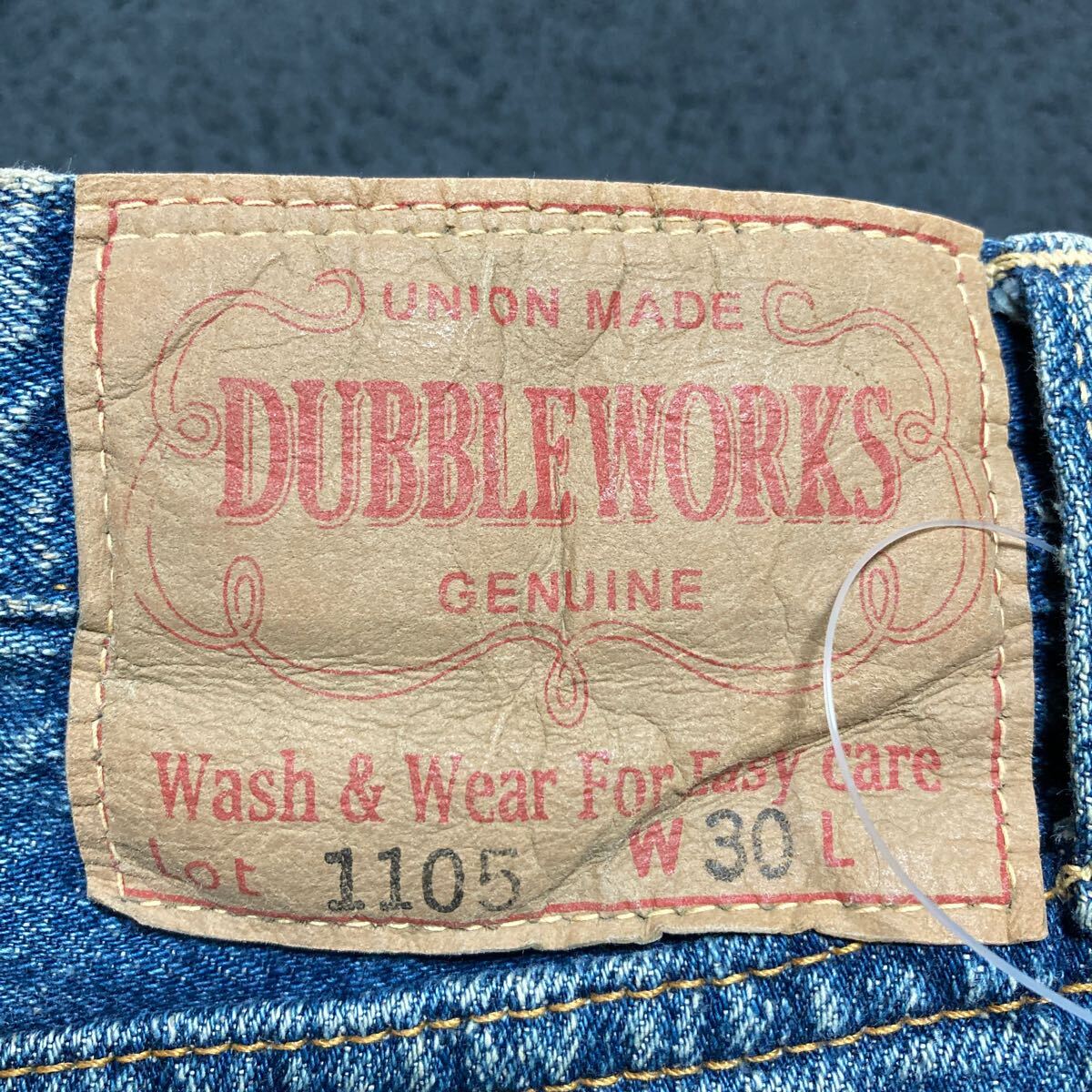 [ прекрасный товар ]DUBBLE WORKS двойной Works 1105seko рукоятка 2ND-HAND винтажная обработка джинсы Denim брюки W30 WAREHOUSE Warehouse 