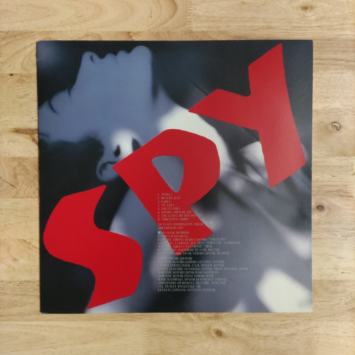 LP 美品 和モノ~バレアリック minimal synth funk!! SPY (中井一朗+棚部陽一)/S.T.[見本盤:初年'88年PRESS:元々帯なし:解説付き:ALR-28112]