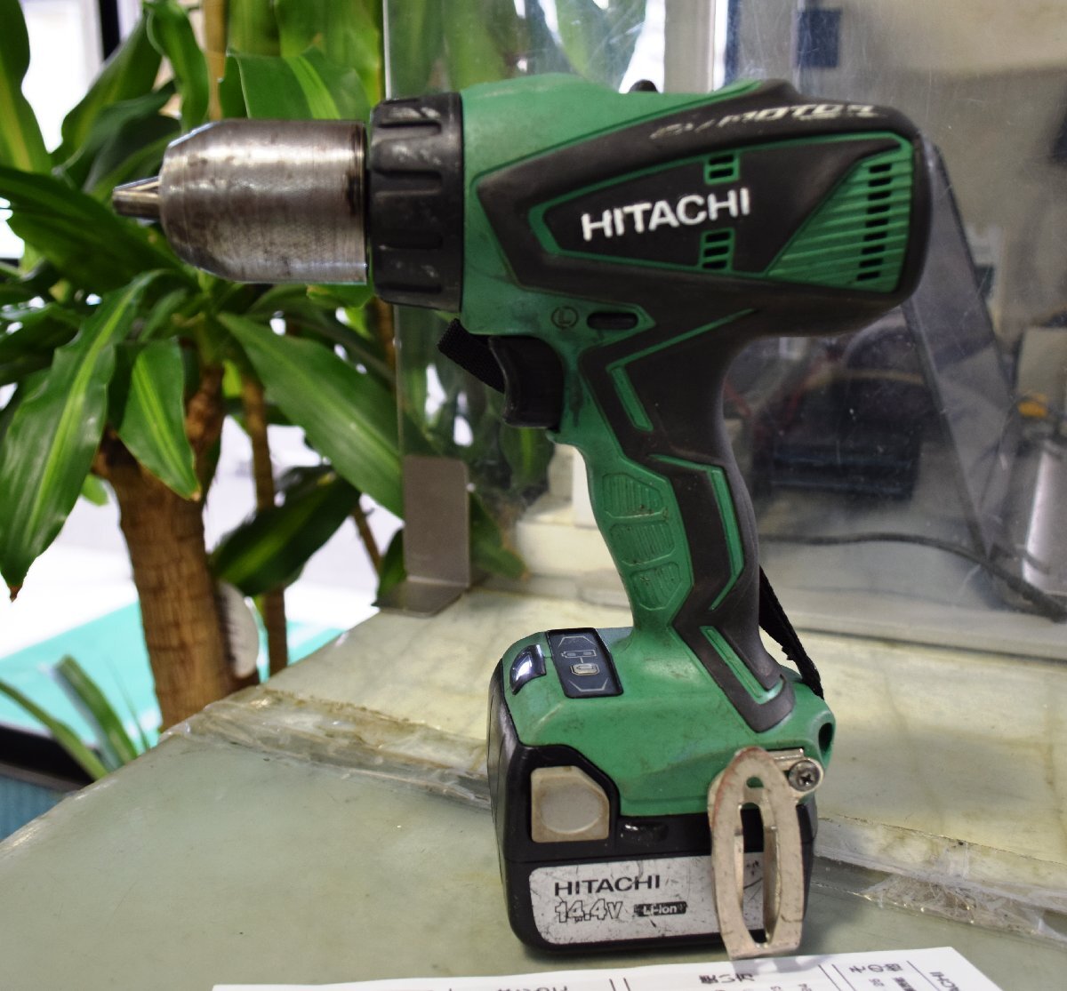 HITACHI 日立工機 14.4V コードレスドライバドリル DS14DBEL(NN)////本体//バッテリー１個付//動作品//中古品///バッテリー現状品
