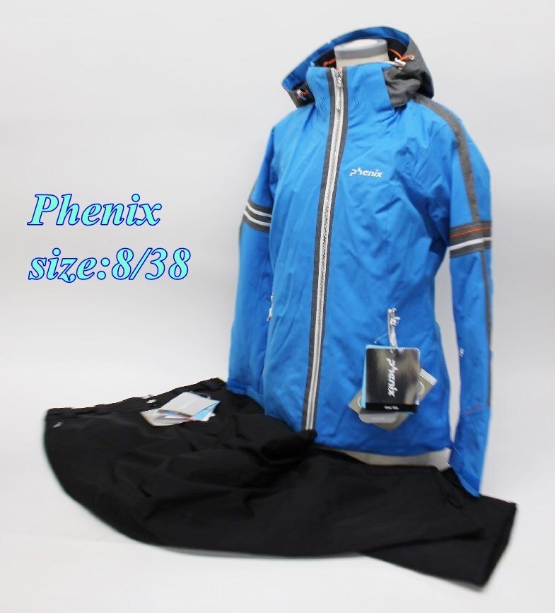 Phenix フェニックス レディース スキージャケット&パンツ セットアップ 8/38 ブルー×ブラック ES5820T51 R2412-009