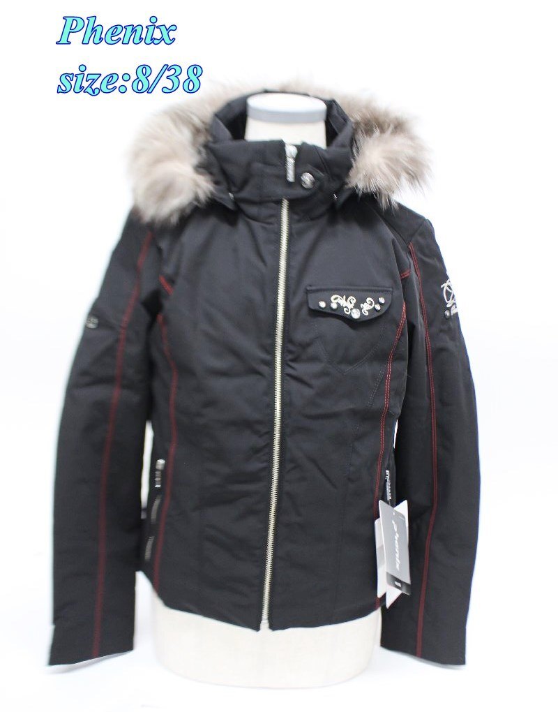 Phenix フェニックス レディース スキージャケット 8/38 ブラック ELD0050 スポーツ R2412-005