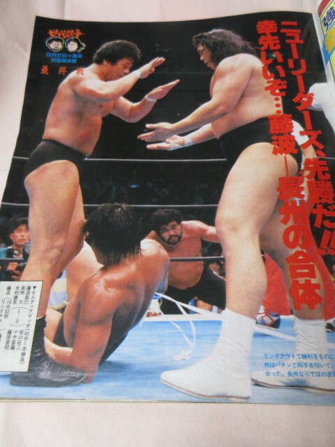 「週刊プロレス　NO.217　1987．8／18」　ニューリーダーズ　豬木対ビガロ　ベースボールマガジン社 