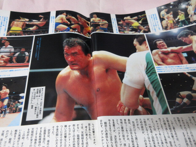 「週刊プロレス　NO.215　1987．8／4」　世代闘爭出陣式　ハンセン対谷津　神取対ジャッキー　ベースボールマガジン社 