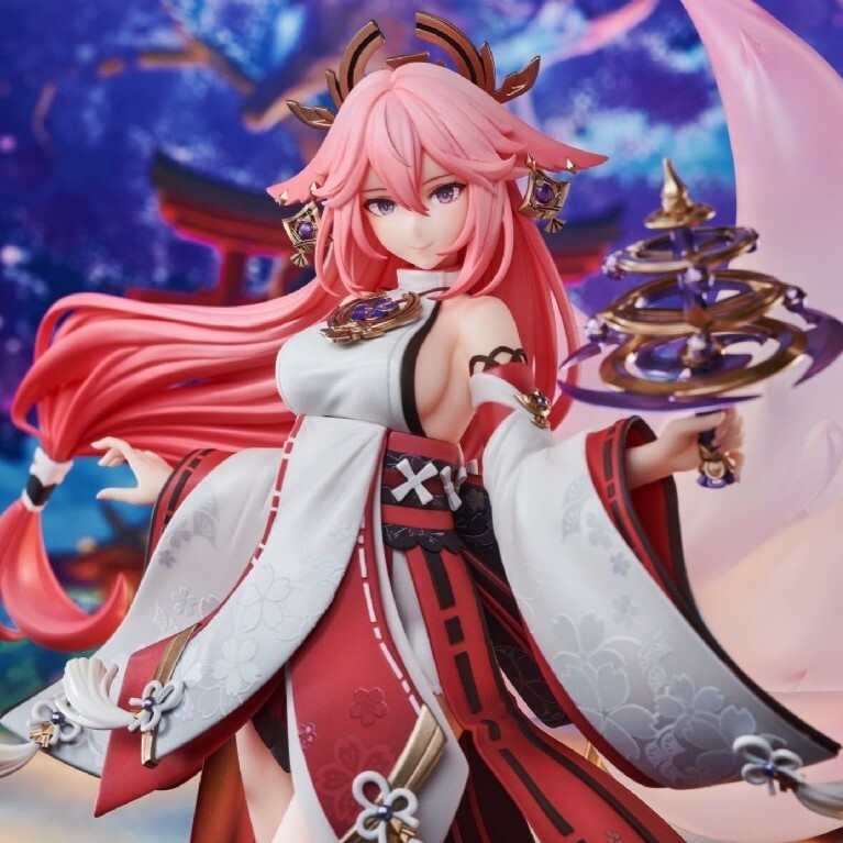 八重神子 原神 ガレージキット 未塗装 組立て式 レジン キット