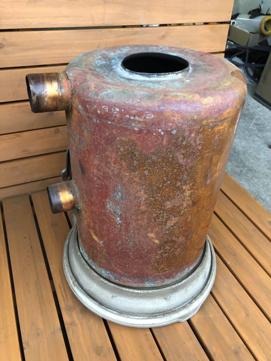 昭和レトロ【中古動作品】薪風呂釜 オフグリッド 給湯器 ログ 昭和レトロ【中古動作品】薪風呂釜 オフグリッド 給湯器 ログ