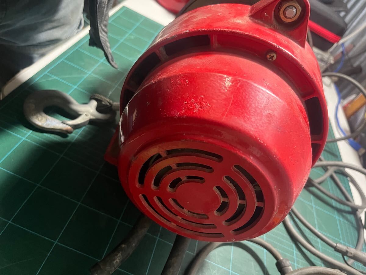 [ Shindaiwa ]SW151R mighty winch electric winch 150. operation verification ending 100V. degree 30m lifting electric hoist wire 