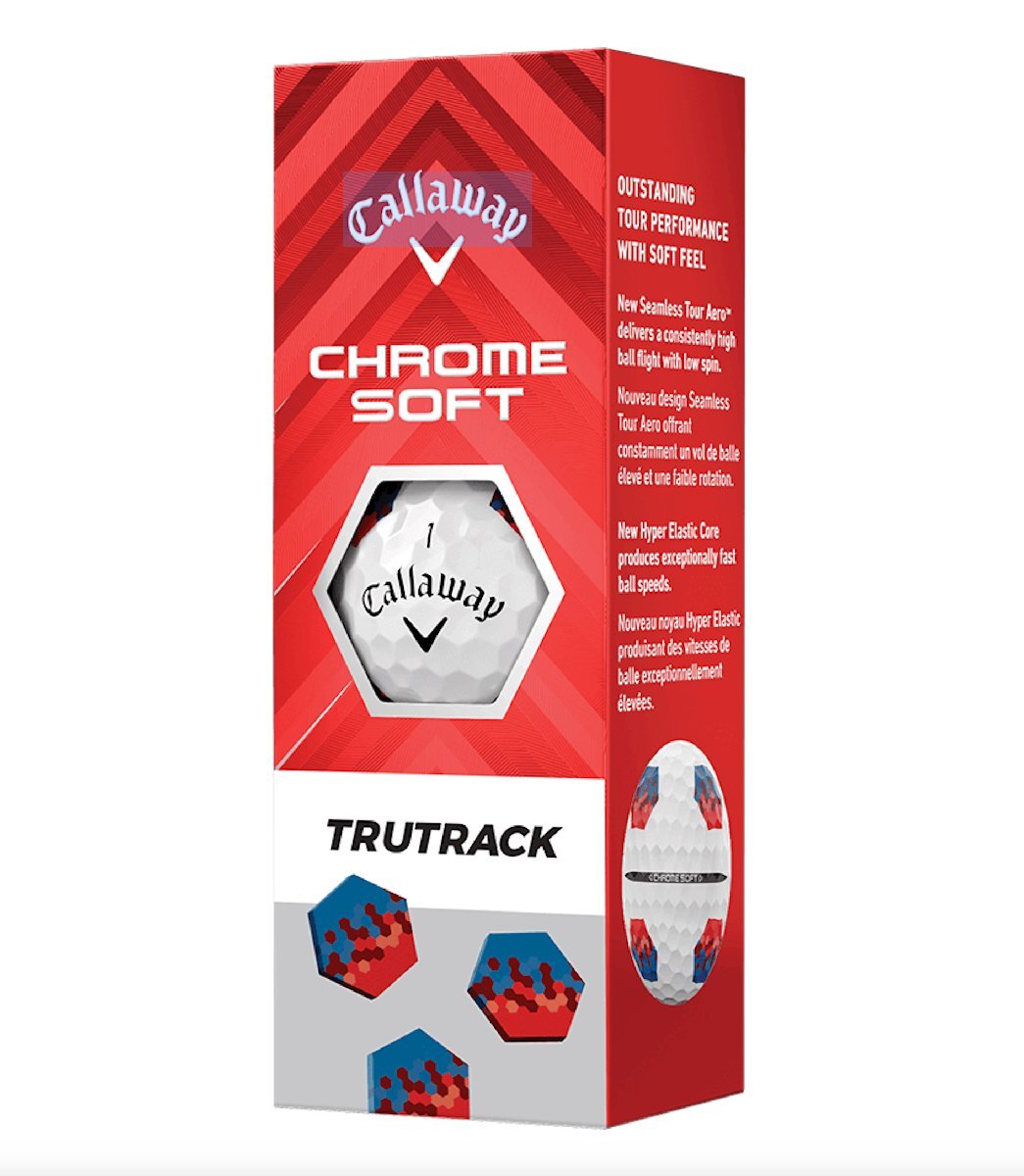 ★新品★キャロウェイ★NEW★CHROME SOFT TRUTRACK ゴルフボール★ホワイト★２ダース★日本正規(guī)品★