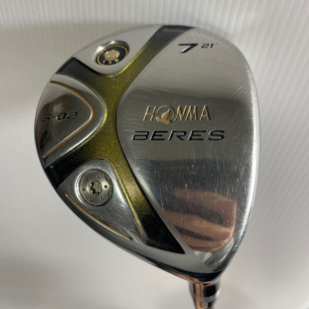 希少 3スター HONMA BERES S-02 7W 21° ARMRQ6 49 SRフレックス 希少 3スター HONMA BERES S-02 7W 21° ARMRQ6 49 SRフレックス