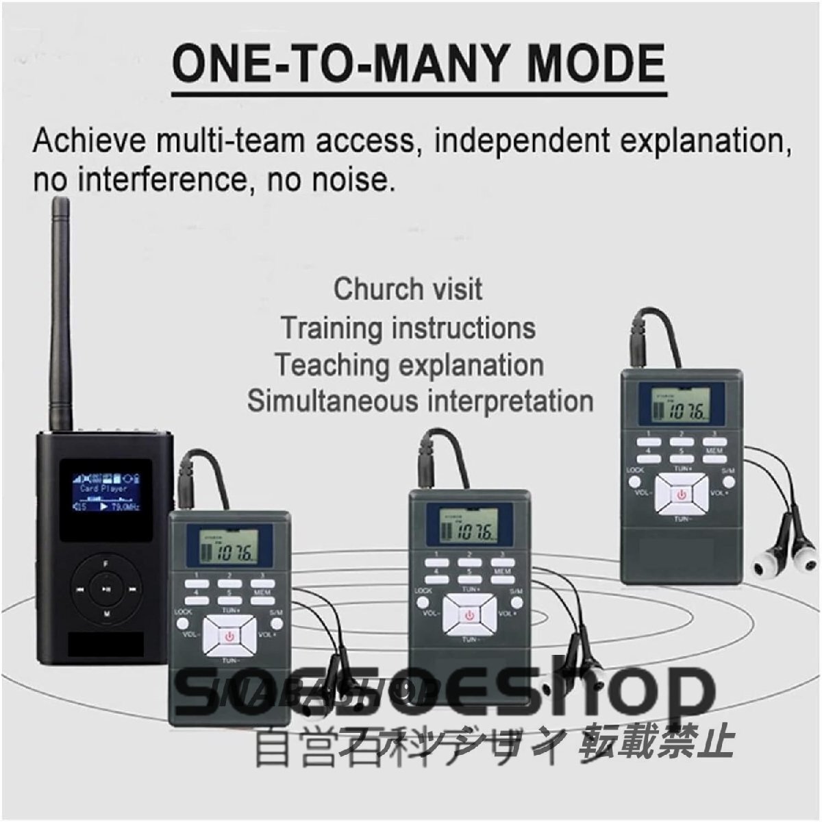 ポータブルラジオ 0。6W 1 FM送信機 TR504 + 10 FMラジオ受信機 ポータブルラジオ 0。6W 1 FM送信機 TR504 + 10 FMラジオ受信機