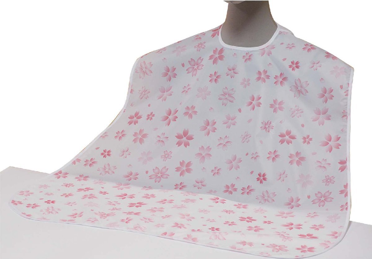 (3枚セット)食事用エプロン さくら/オレンジ(ファーストレイト)FR-5572_画像2