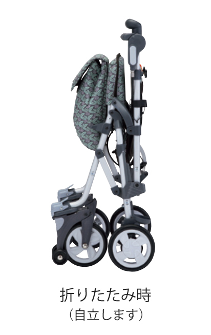  Carry s Rune N| цветок Brown (maki Tec ) коляска для пожилых compact модель CS-10FB