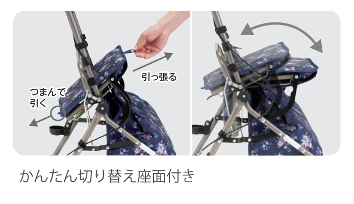  well Carry |da маска красный (maki Tec )YX-500RD коляска для пожилых средний модель 