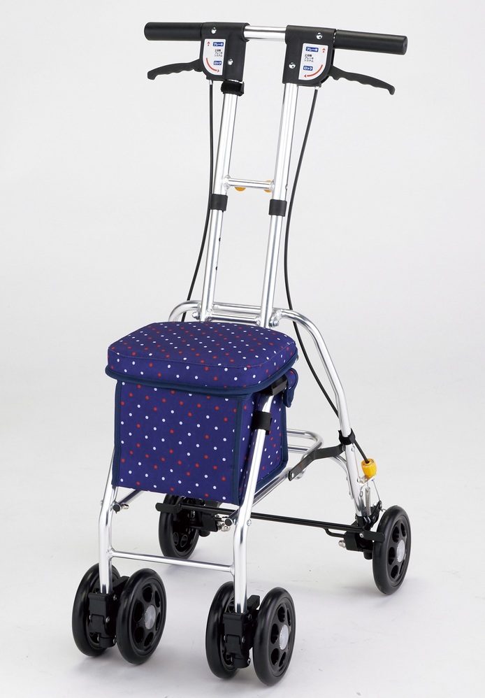 reje| точка темно-синий (maki Tec )SX-4DN коляска для пожилых compact модель 