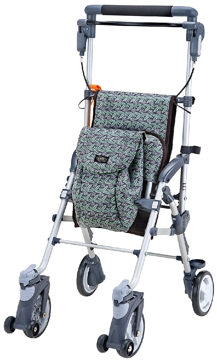  Carry s Rune N| цветок Brown (maki Tec ) коляска для пожилых compact модель CS-10FB