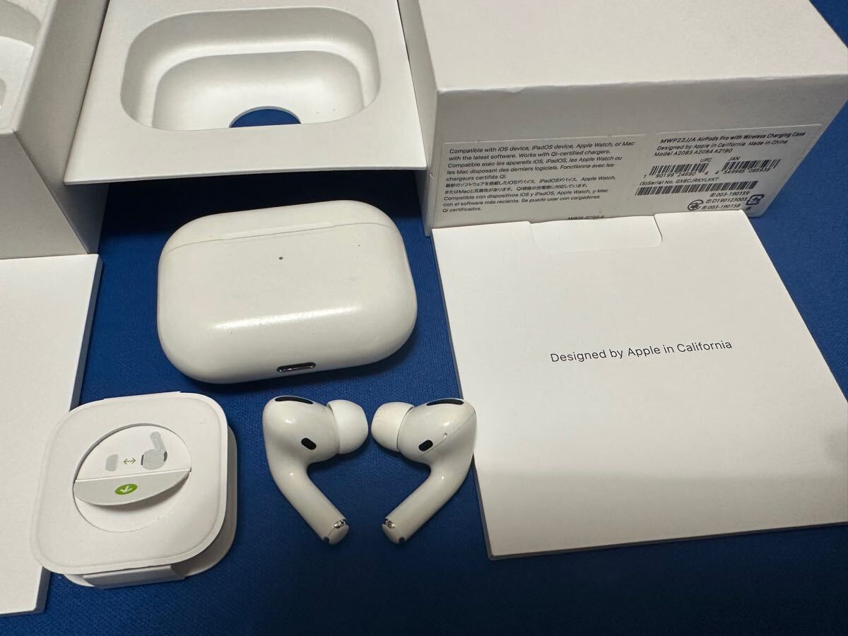 アップル イヤホン AirPods Pro MWP22J/A Apple 通電確認済み