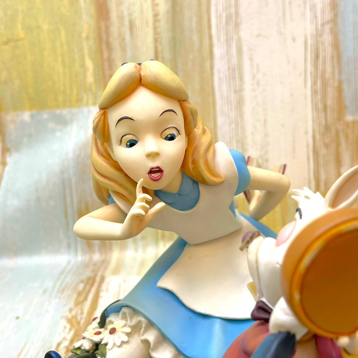 激レア★不思議の国のアリス 白うさぎ 小物入れ チェシャネコ フィギュア 激レア☆不思議の国のアリス 白うさぎ 小物入れ チェシャネコ