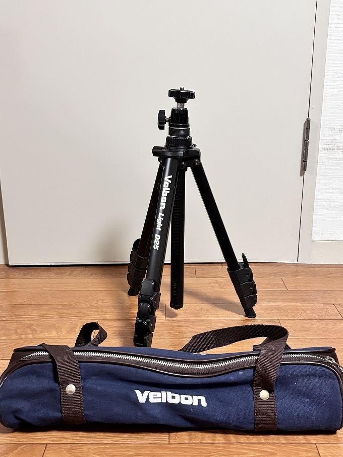 ベルボン Velbon Light D25 三脚 ケース付き @3611