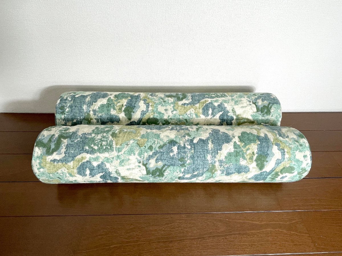 【福岡】インテリア雑貨◆クッション 2個(gè)セット◆円柱型◆W700 D150◆モデルR展示品◆BR6888_Kh