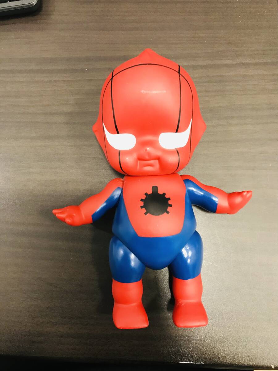 1円~ スパイダーマン キューピーちゃん ソフビ ドール 人形 1円~ スパイダーマン キューピーちゃん ソフビ ドール 人形