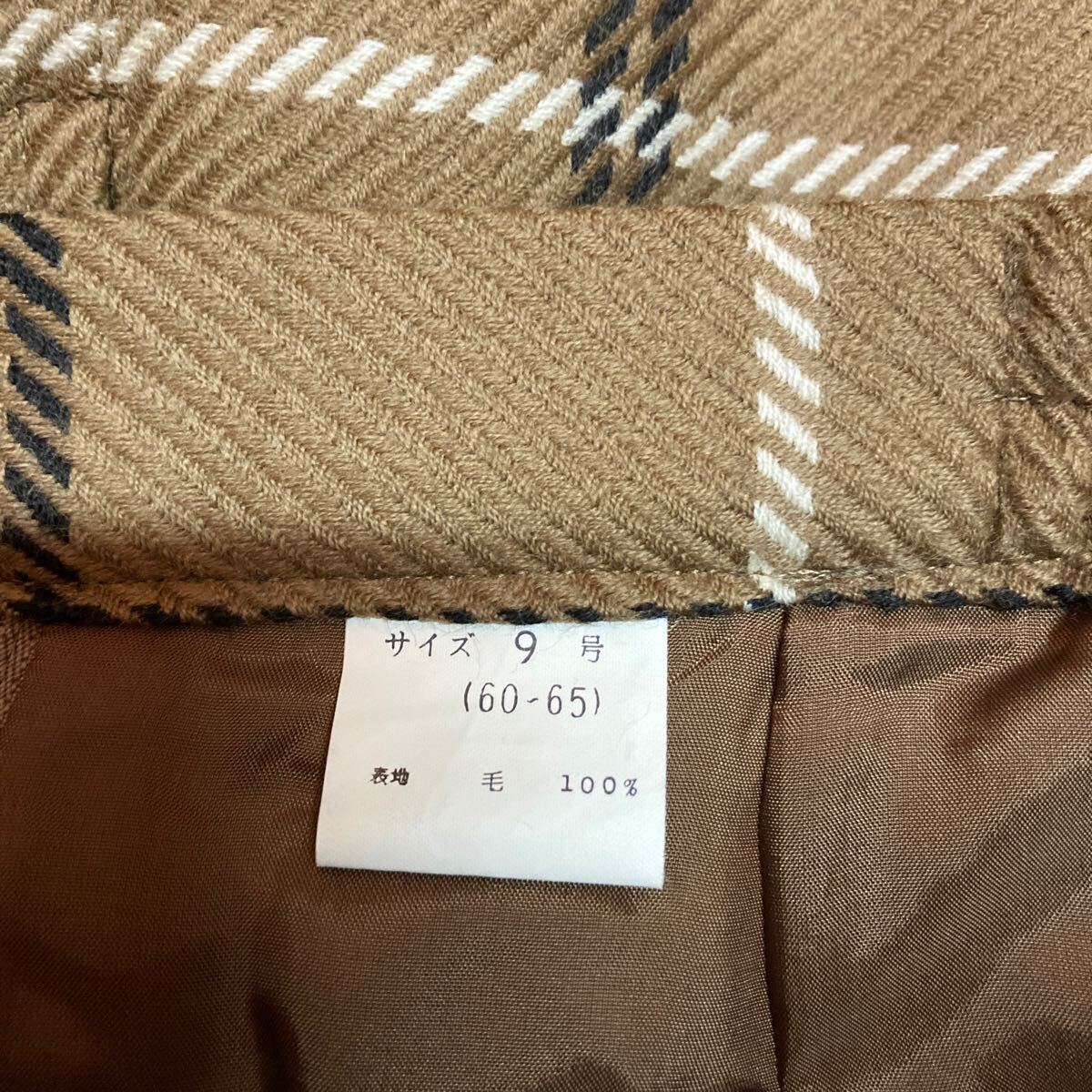 ウール　タイトスカート　サイズ9_画像4