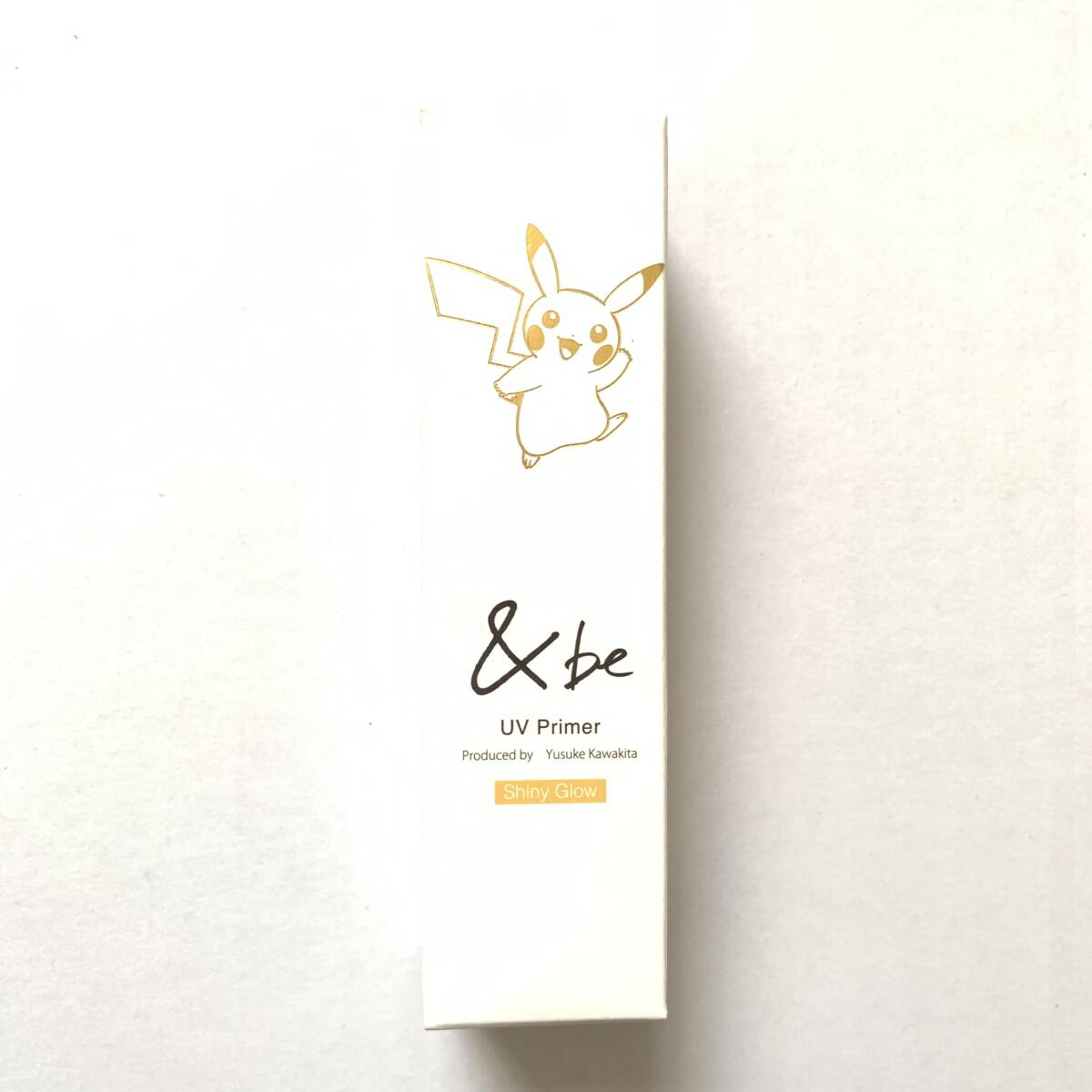 新品 限定 ◆& be (アンドビー) UVプライマー シャイニーグロウ (日焼け止め・化粧下地)◆ ポケモンコレクション ピカチュウ 外装難有り