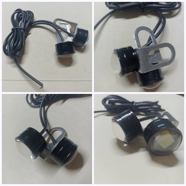 LED ストロボ フラッシュ ライト 2球セット 點(diǎn)滅 イエロー アンバー 黃色 バックランプ テール ジェット 船舶 車 バイク スーパーカブ 汎用