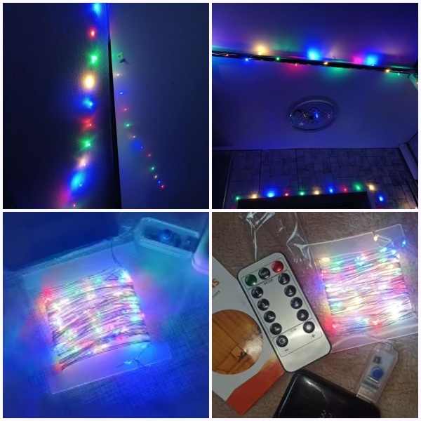 USB電源 LED イルミネーション ライト 5m リモコン付き スイッチ付き ワイヤー LEDテープライト 學(xué)祭 パーティ 誕生日 イベント 結(jié)婚式