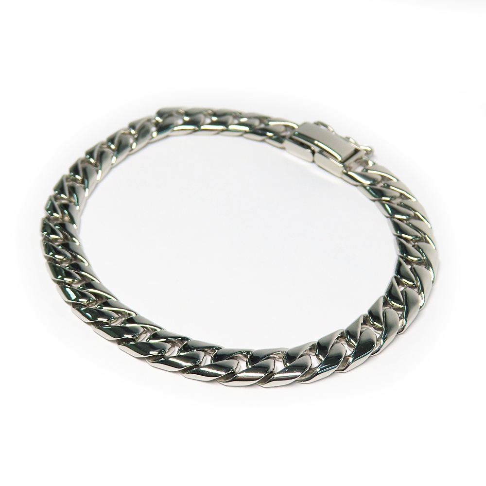 【名古屋】ブレスレット 喜平 キヘイ 2面 PT850 プラチナ 32.3ｇ 造幣局刻印 メンズ レディース ジュエリー