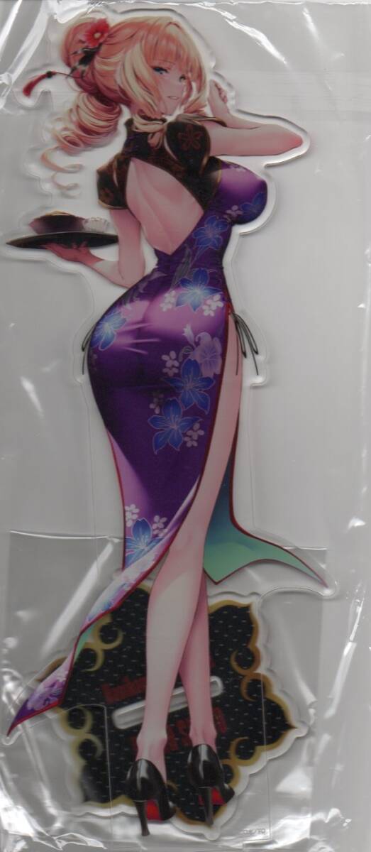 はにかみ、彼女は恋をする はにかみチャイナカフェ カフェアサン コラボグッズ BIGアクリルスタンド 鐘堂英麗奈/ピロ水
