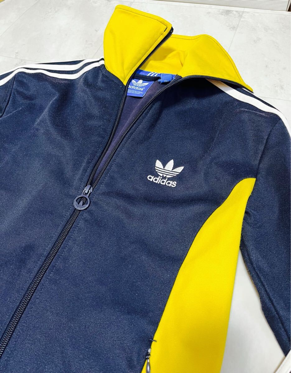 希少】adidas 00sトラックジャケット ベッケンバウアー イエロー 紫