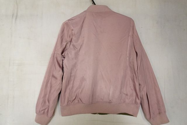 Private Pause/プライベートポーズ/リバーシブルブルゾン/ジャンパー/アウター/前ジップアップ/くすみピンク/カーキ/Mサイズ(12/19R6)_画像2
