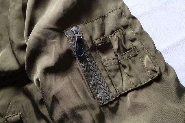 Private Pause/プライベートポーズ/リバーシブルブルゾン/ジャンパー/アウター/前ジップアップ/くすみピンク/カーキ/Mサイズ(12/19R6)_画像9