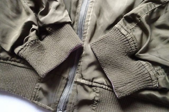 Private Pause/プライベートポーズ/リバーシブルブルゾン/ジャンパー/アウター/前ジップアップ/くすみピンク/カーキ/Mサイズ(12/19R6)_画像8