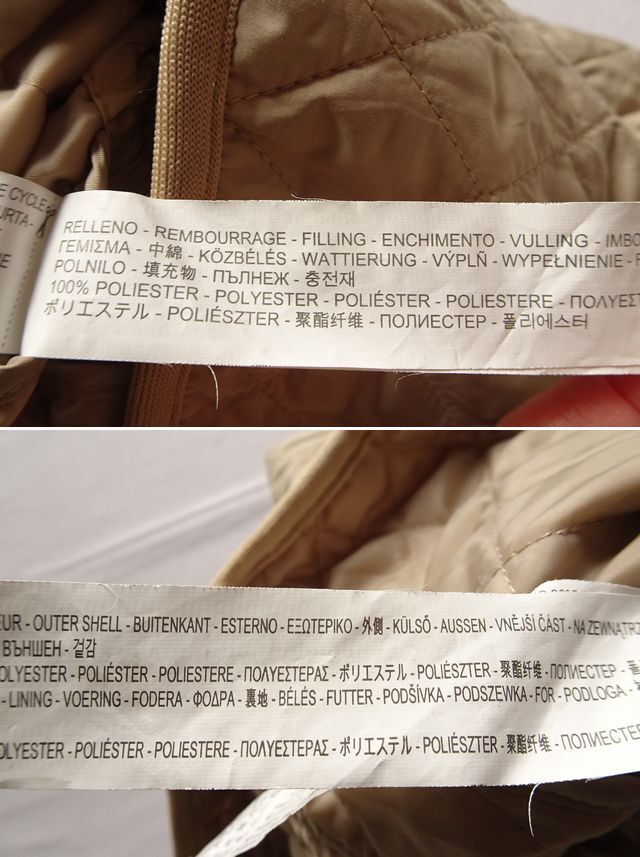 ZARA BASIC/ザラ/ジャケット/ジャンパー/アウター/キルティングステッチ/前ジップアップ/フラップポケット/ベージュ/EURサイズM(12/4R6)_画像4