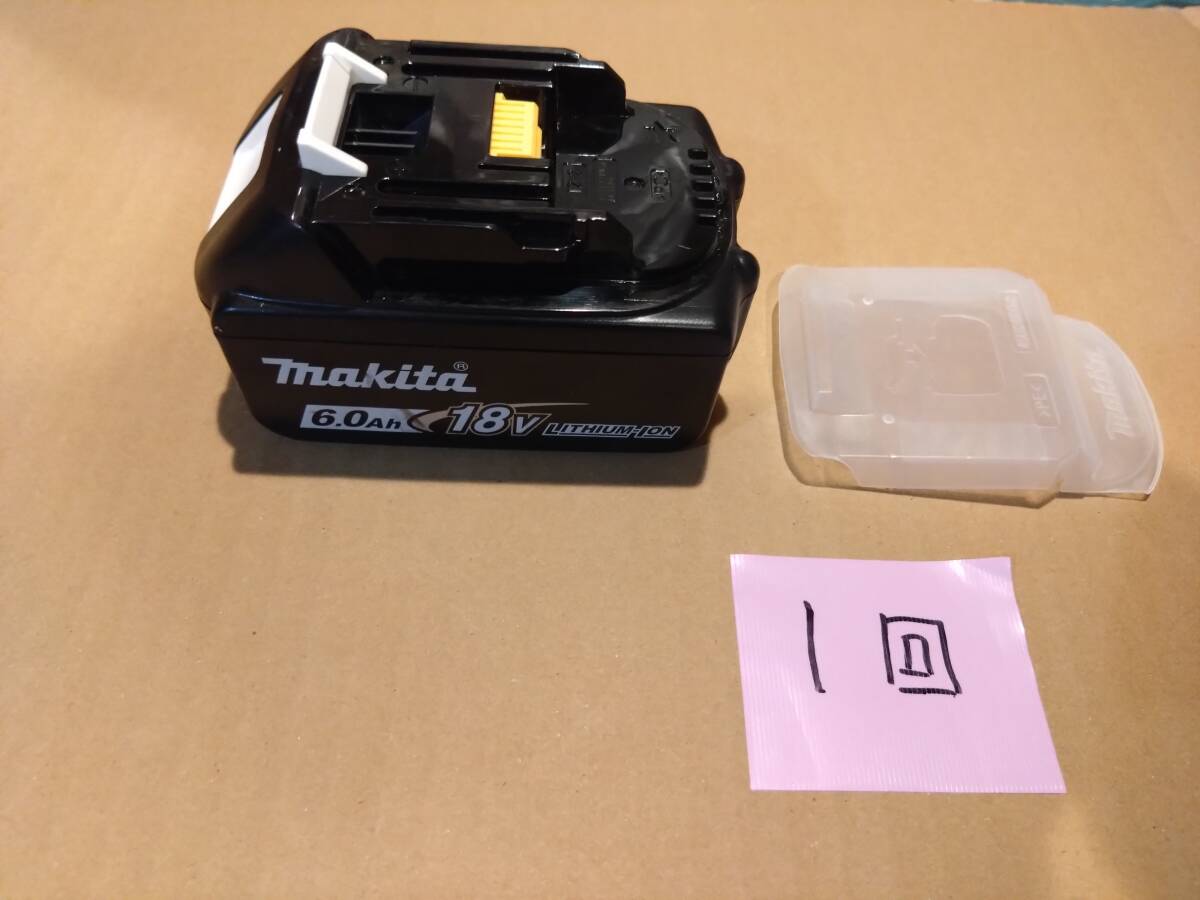 マキタ 純正リチウムイオンバッテリー BL1860B 18V 6.0Ah 充電回数1回 雪印付 222X22NWSA63286 TD173インパクト付属品 綺麗！