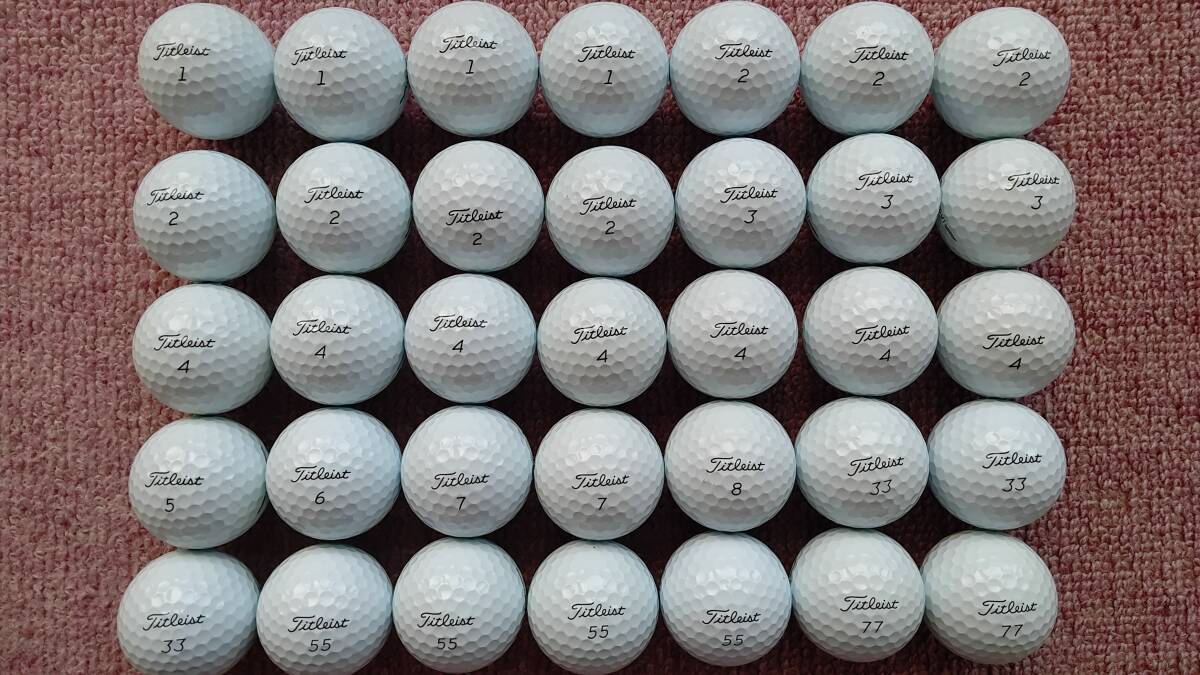 ２０２３　タイトリスト　PRO　Ｖ１　ロストボール　３５個