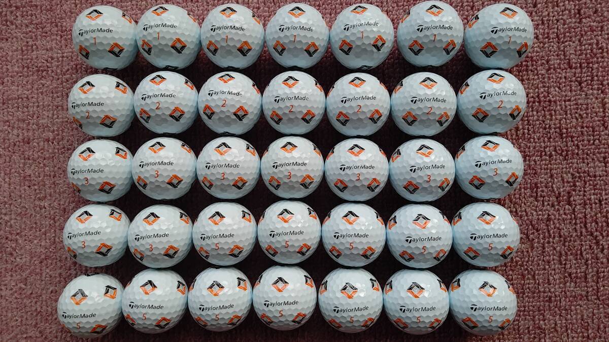 ２０２４　Taylormade　テーラーメイド　TP５X　Pix　ロストボール　３５個