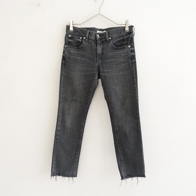 PLST別注【定価2万】レッドカード RED CARD *anniversary 20th crop デニムパンツ*24コットン混ブラック系(1-2411-105)【40L42】