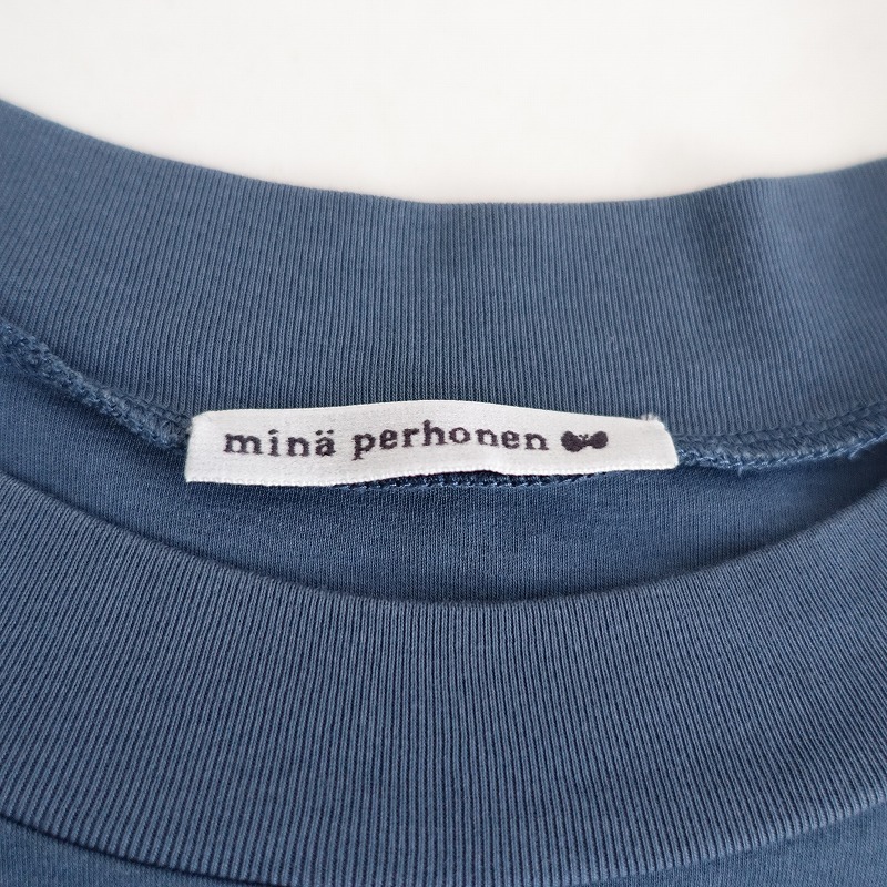 【メンズ/2023SS/定価1.7萬】ミナペルホネン mina perhonen *syva 半袖カットソ-*Lコットン綿Tシャツ(1-2411-415)【41L42】