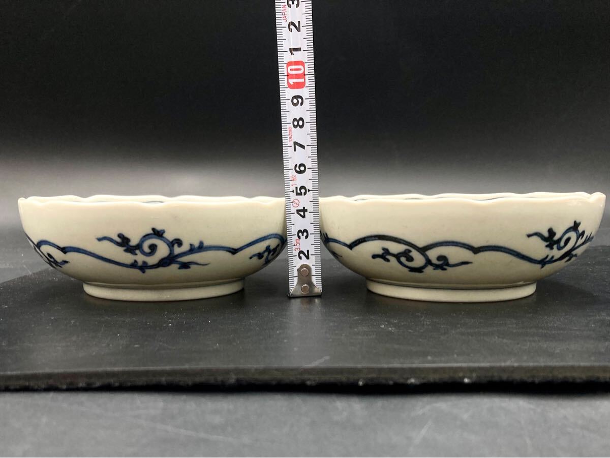 YZ860)和食器 龍峯窯 鉢 2点 現状品/陶器 龍峰窯 松竹梅 染付 深 YZ860)和食器 龍峯窯 鉢 2点 現状品/陶器 龍峰窯 松竹梅 染付 深